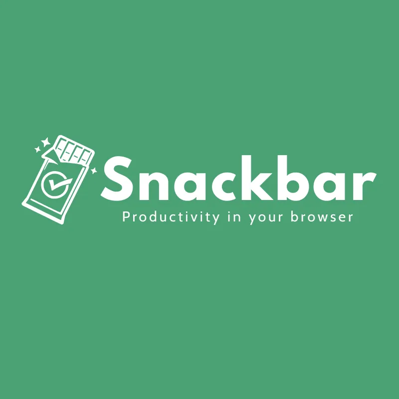 Snackbar Chrome extension preview